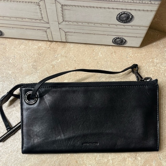 Reed Krakoff Leather Wristlet/Purse, Deep Blue&Black Color - Picture 14 of 16